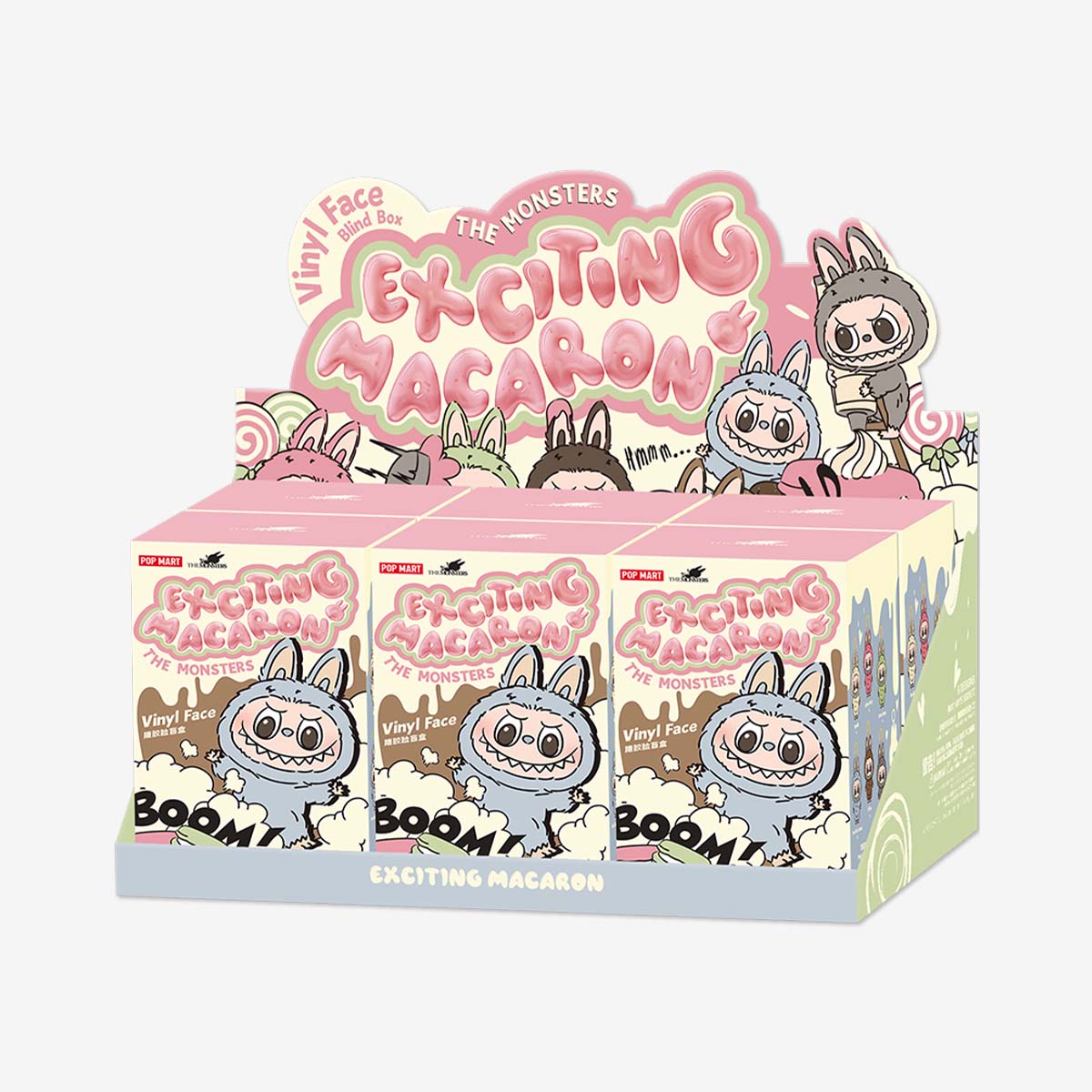 THE MONSTERS - Exciting Macaron Vinyl Face Blind set of 6