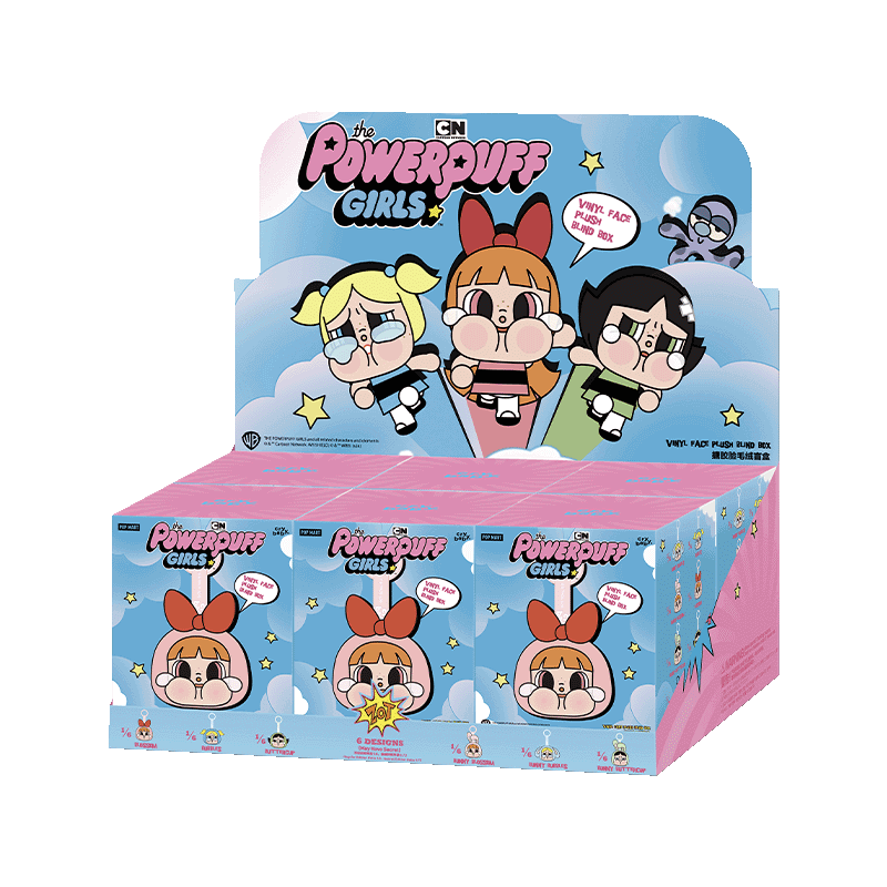 CRYBABY × Powerpuff Girls Series-Vinyl Face Plush - full set