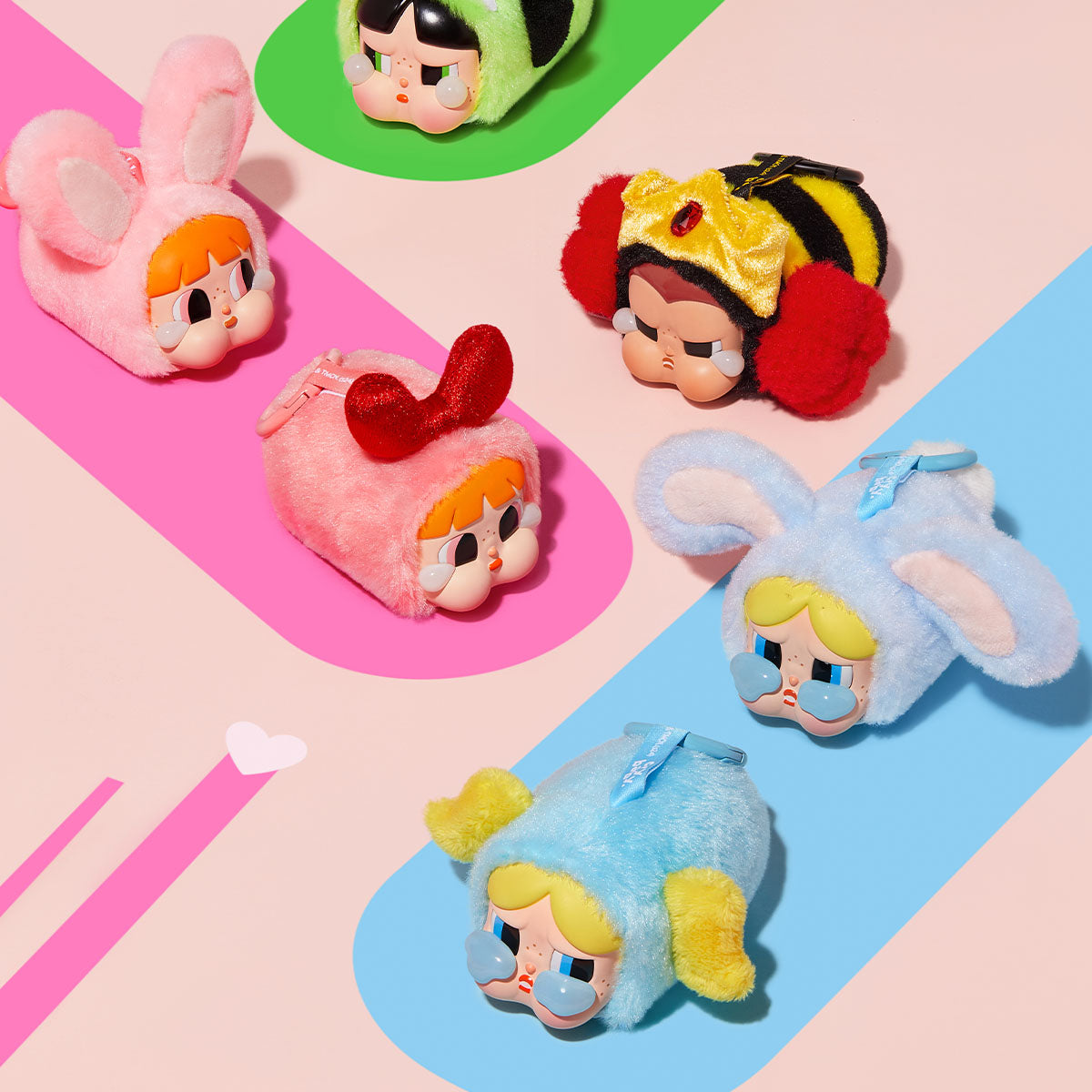 CRYBABY × Powerpuff Girls Series-Vinyl Face Plush - single box