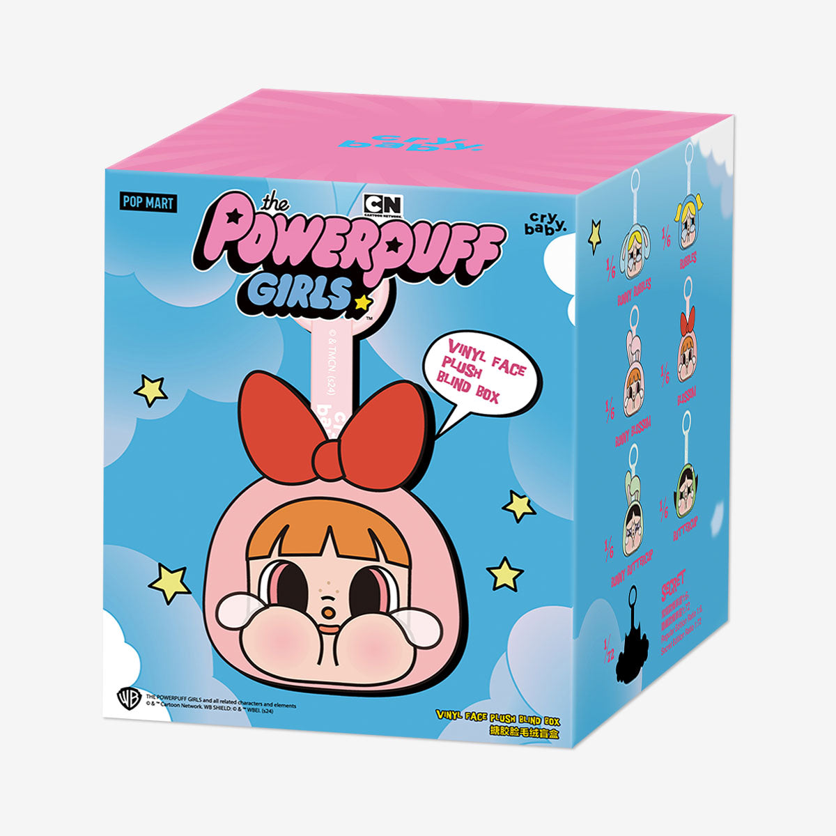 CRYBABY × Powerpuff Girls Series-Vinyl Face Plush - single box