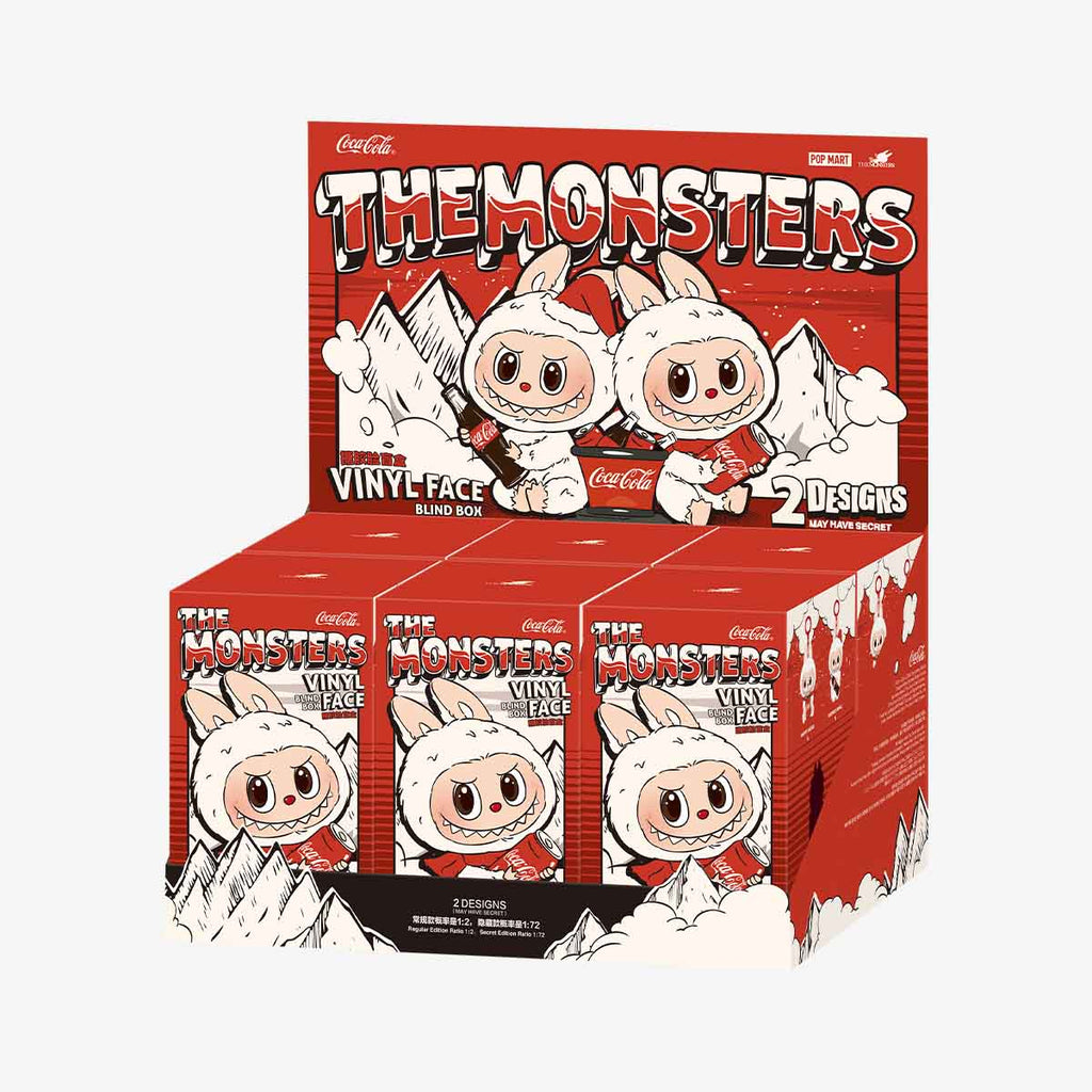 THE MONSTERS COCA-COLA SERIES-Vinyl Face Blind Box set of 6